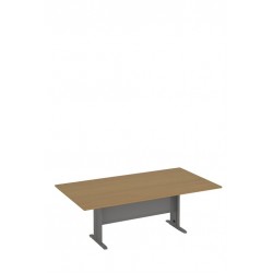 Jednací stôl s kovovou podnožou
